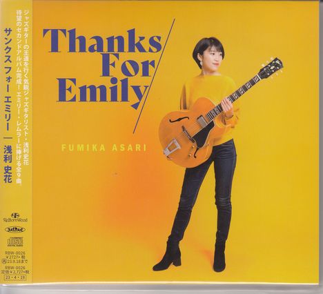 Fumika Asari: Thanks For Emily (Digipack), CD