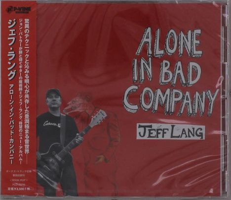 Jeff Lang: Alone In Bad Company, CD