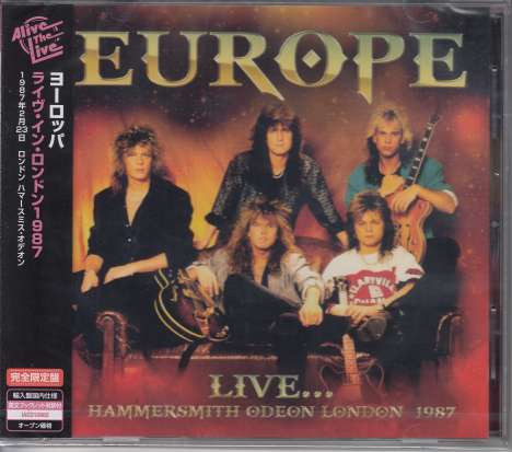 Europe: Live... Hammersmith Odeon London 1987, CD