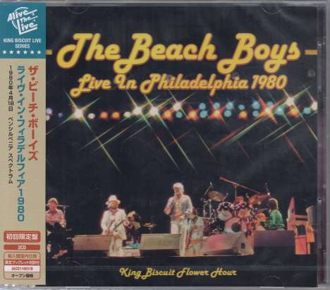 The Beach Boys: Live In Philadelphia 1980 King Biscuit Flower Hour, 2 CDs
