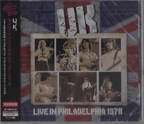 U.K.: Live In Philadelphia 1978 [ltd.], CD