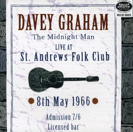 Davy (Davey) Graham: Live At St.Andrews 1966, CD