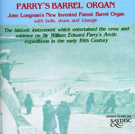 Parry's Barrel Organ, CD