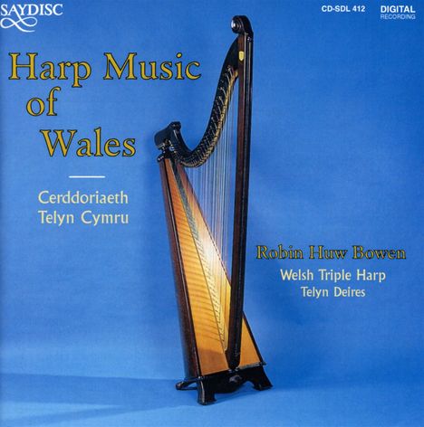 Robin Huw Bowen - Harp Music of Wales, CD