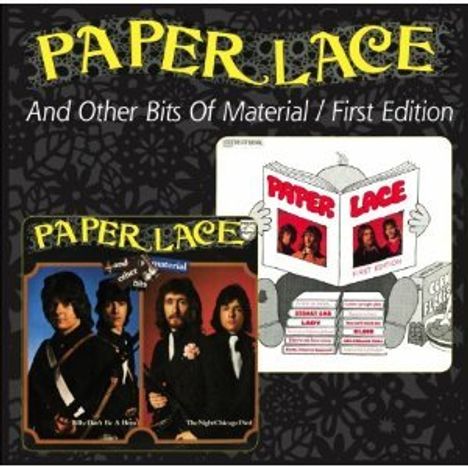 Paper Lace: And Other Bits Of Material, 2 CDs