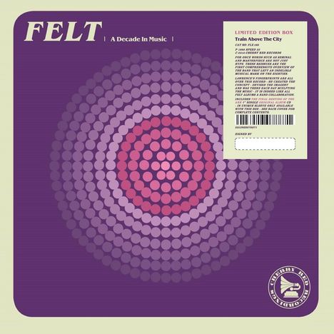 Felt (England): Train Above The City (Limited-Edition), 1 Single 7" und 1 CD