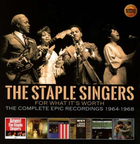 The Staple Singers: For What It's Worth: The Complete Epic Recordings 1964 - 1968, 3 CDs