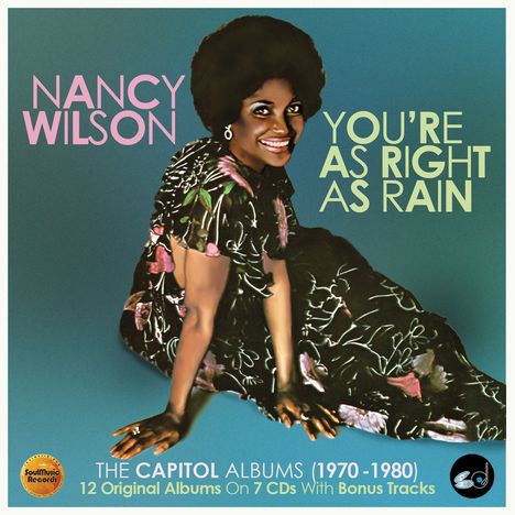 Nancy Wilson (Jazz/Soul) (geb. 1937): You're As Right As Rain: The Capitol Albums 1970 - 1980, 7 CDs