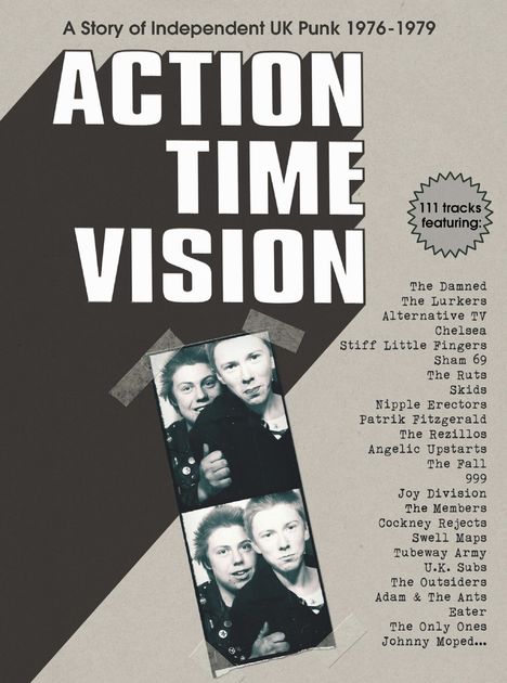 Action Time Vision: A Story Of Independent UK Punk, 4 CDs