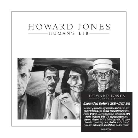 Howard Jones (New Wave): Human's Lib (Expanded Deluxe Edition), 2 CDs und 1 DVD