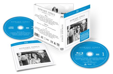 Howard Jones (New Wave): Human's Lib (Hi-Res Blu-ray+CD Digipak), 1 Blu-ray Audio und 1 CD