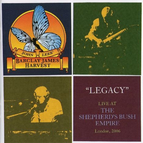 John Lees' Barclay James Harvest: Legacy: Live At The Shepherd's Bush Empire 2006 (CD + DVD), 1 CD und 1 DVD