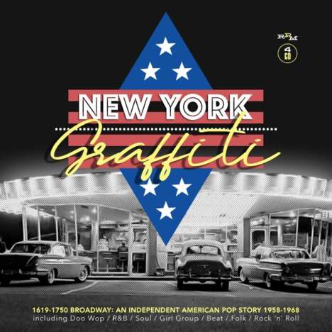 New York Graffiti: An Independent American Pop Story 1958 - 1968, 4 CDs