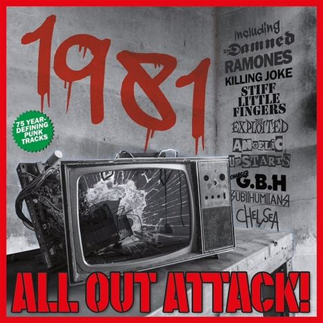 1981: All Out Attack, 3 CDs