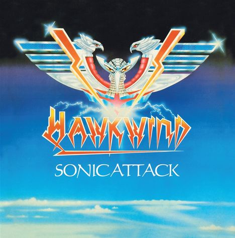 Hawkwind: Sonic Attack (40th Anniversary) (remastered) (180g) (Blue Vinyl), 1 LP und 1 Single 7"