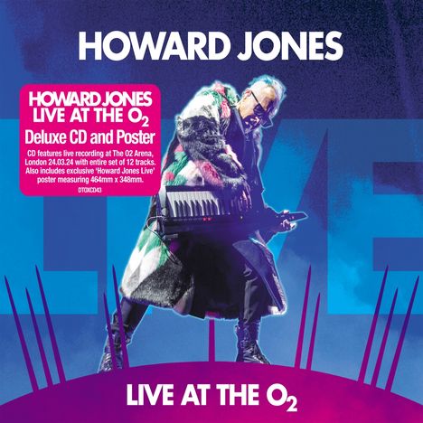 Howard Jones (New Wave): Live At The O2 (Deluxe CD &amp; Poster), CD