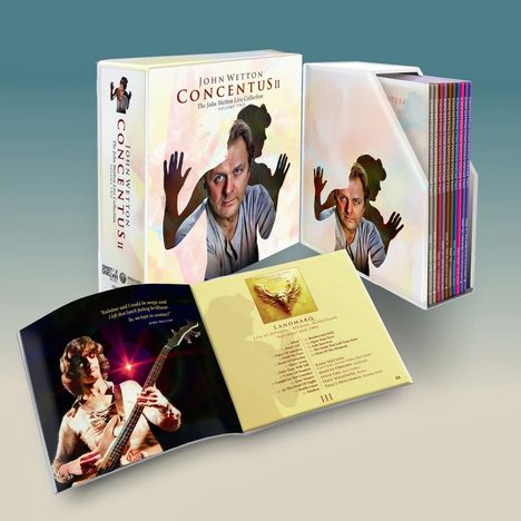 John Wetton: Concentus II: The Live Collection Vol. 2 (10CD-Boxset), 10 CDs
