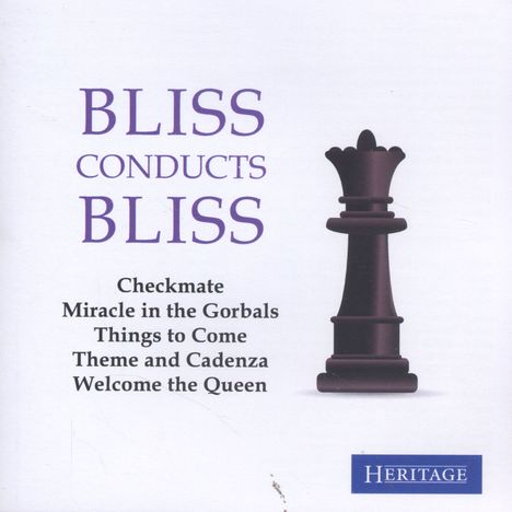 Arthur Bliss (1891-1975): Bliss conducts Bliss, CD