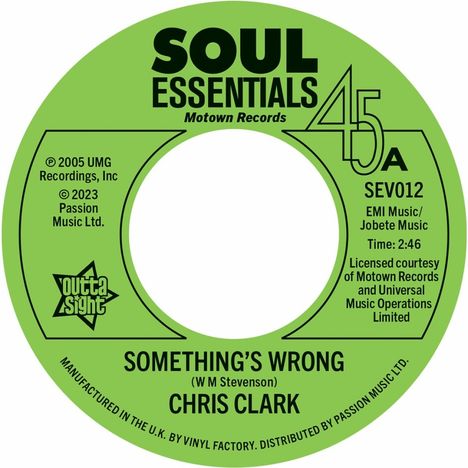 Chris Clark: Something's Wrong/Do I Love You (Indeed I Do), Single 7"