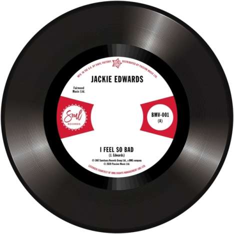 Edwards,Jackie/Davis,Del: I Feel So Bad / Baby Don't Wake Me, Single 7"