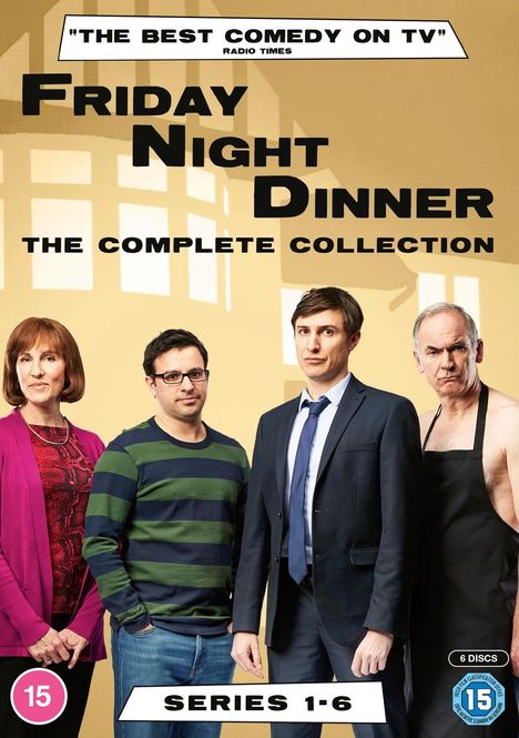 Friday Night Dinner Season 1-6 (UK Import), 6 DVDs