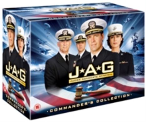 JAG Season 1-10 (Complete Collection) (UK Import mit deutscher Tonspur), 54 DVDs