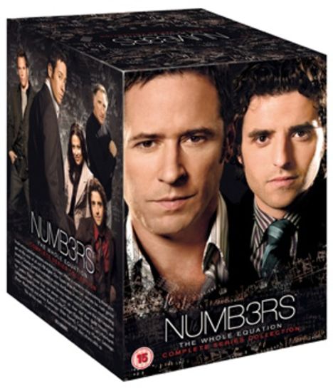 Numb3rs Season 1-6 (Complete Collection) (UK Import mit deutschen Untertiteln), 4 DVDs