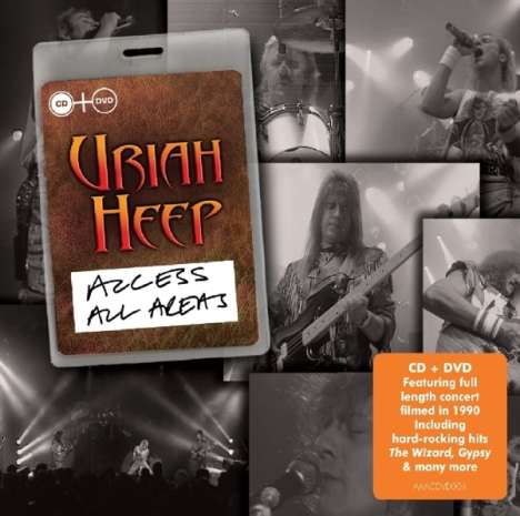 Uriah Heep: Access All Areas: Live 1990, 1 CD und 1 DVD