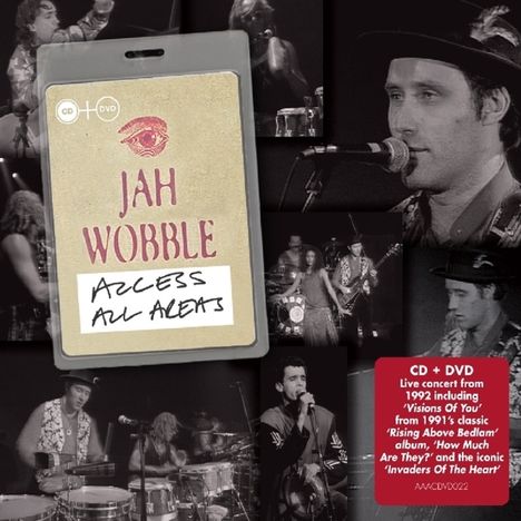 Jah Wobble: Access All Areas, 1 CD und 1 DVD