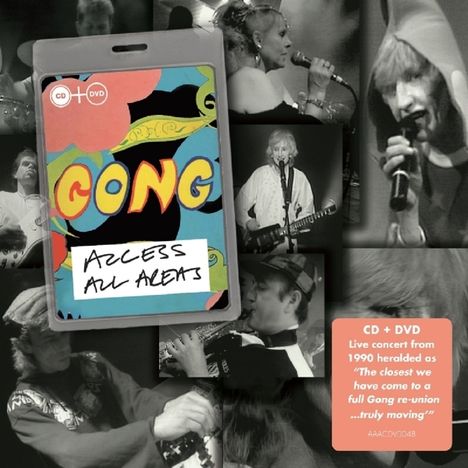 Gong: Access All Areas: Live 1990, 1 CD und 1 DVD