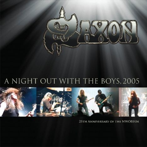 Saxon: A Night Out With The Boys Tour 2005 (25th Anniversary) (180g) (Gold Vinyl), 2 LPs