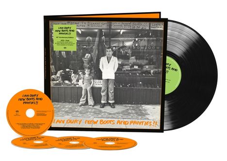 Ian Dury: New Boots And Panties!! (40th Anniversary Edition), 1 LP und 4 CDs