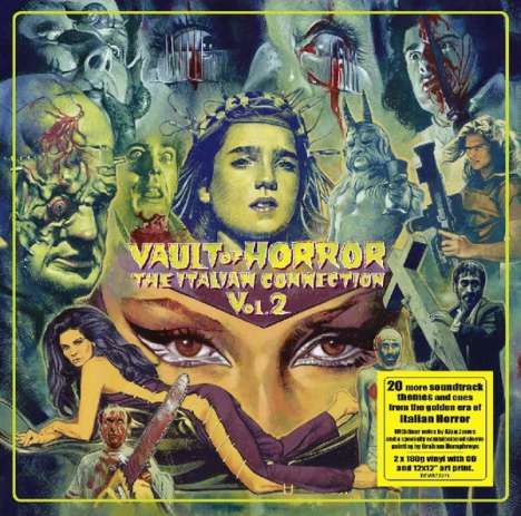 Filmmusik: Vault Of Horror 2 (Vol.2) – The Italian Connection (180g), 2 LPs und 1 CD