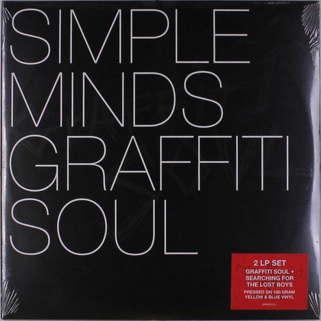 Simple Minds: Graffiti Soul / Searching For The Lost Boys (180g) (Yellow &amp; Blue Vinyl), 2 LPs