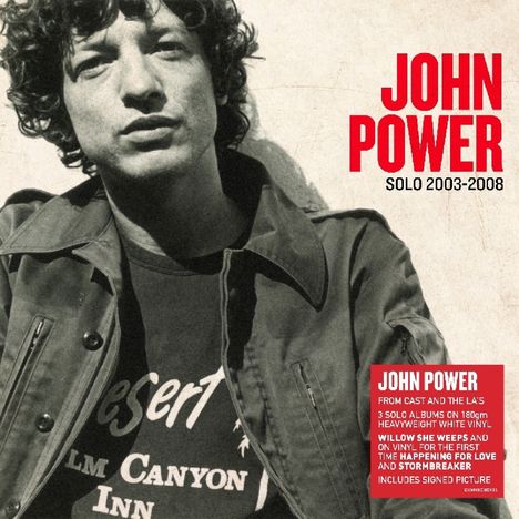 John Power: Solo 2003 - 2008 (180g) (White Vinyl), 3 LPs