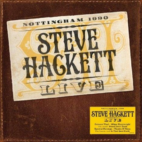 Steve Hackett (geb. 1950): Live (180g) (Limited Edition) (Brown Vinyl), LP