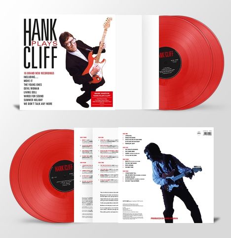 Hank Marvin: Hank Plays Cliff (180g) (Red Vinyl), 2 LPs