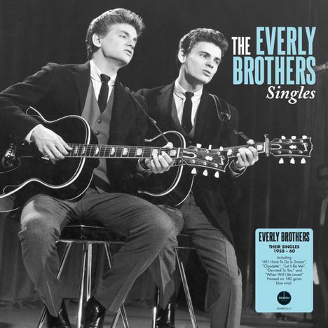 The Everly Brothers: Singles (180g) (Blue Vinyl), LP