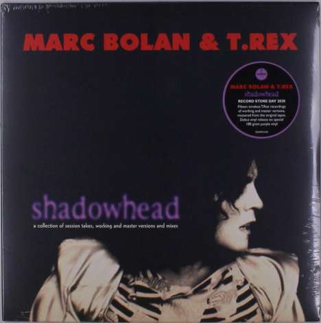 Marc Bolan &amp; T.Rex: Shadowhead (RSD 2020) (180g) (Purple Vinyl), LP
