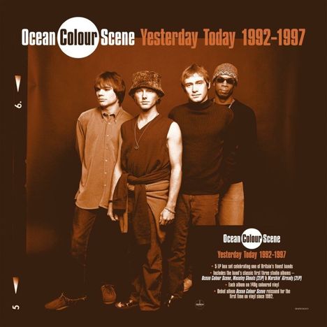 Ocean Colour Scene: Yesterday Today 1992-1997 (Colored Vinyl) (Box Set), 5 LPs