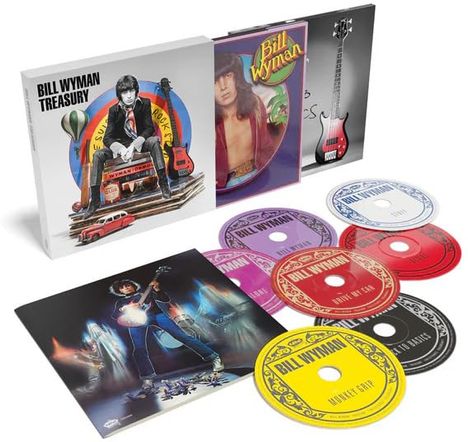 Bill Wyman: Treasury (Limited Edition) (Deluxe Box Set) (mit handsigniertem Print), 7 CDs