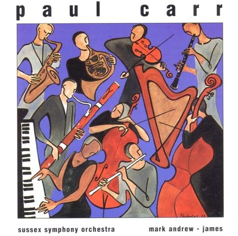 Paul Carr (geb. 1961): Konzert für 2 Saxophone &amp; Orchester, CD