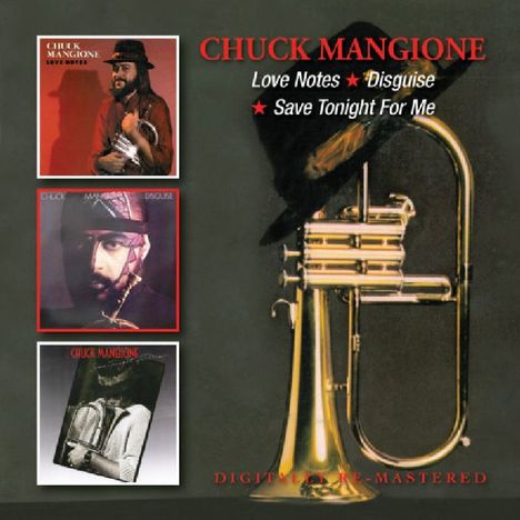 Chuck Mangione (geb. 1940): Love Notes / Disguise / Save Tonight For Me, 2 CDs