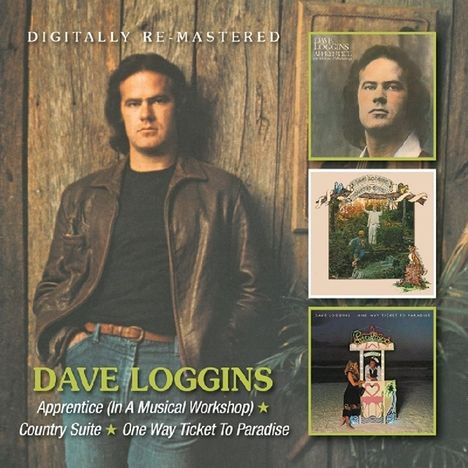 Dave Loggins: Apprentice / Country Suite / One Way Ticket To Paradis, 2 CDs