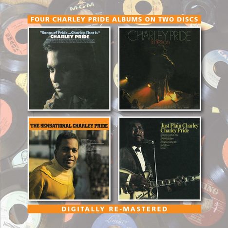 Charley Pride: The Sensational Charley Pride / Songs Of Pride / Just Plain Charley, 2 CDs