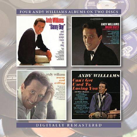 Andy Williams: Danny Boy &amp; Other Songs/Moon River/Warm &amp; Willing, 2 CDs
