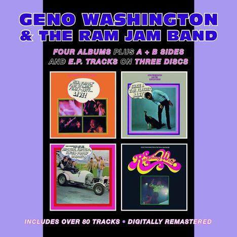 Geno Washington: Four Albums Plus A + B Sides 1966 - 1968, 3 CDs