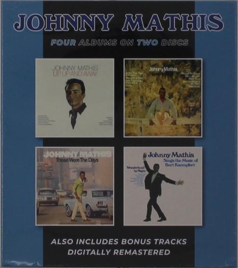 Johnny Mathis: Up Up &amp; Away / Love Is Blue / Those Were The Days, 2 CDs