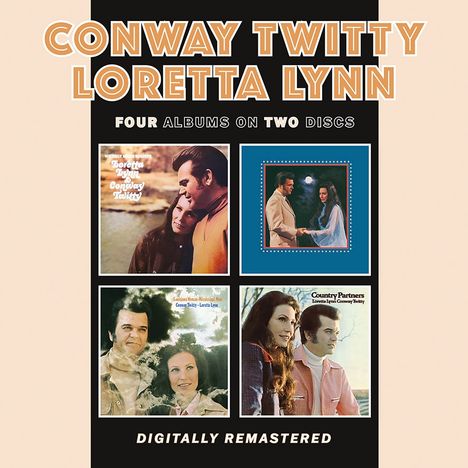 Conway Twitty: Four Albums On Two Discs, 2 CDs