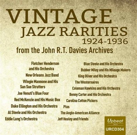 Vintage Jazz Rarities 1924 - 1936 From The John R. T. Davies Archives, CD